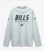 2026 Buffalo Bills Sideline Long Sleeve Hooded T-Shirt 3