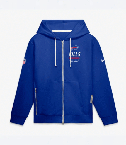 2026 Buffalo Bills Sideline Zip-Up Hoodie 1
