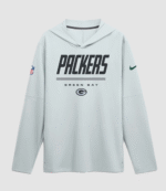 2026 Green Bay Packers Sideline Long Sleeve Hooded T-Shirt 1