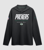 2026 Green Bay Packers Sideline Long Sleeve Hooded T-Shirt 3