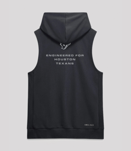2026 Houston Texans Sideline Sleeveless Hoodie 2