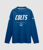 2026 Indianapolis Colts Sideline Long Sleeve Hooded T-Shirt 4