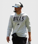 2026 Joe Brady Preseason Bills Long Sleeve Hooded T-Shirt 1