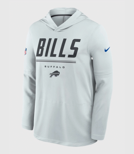 2026 Joe Brady Preseason Bills Long Sleeve Hooded T-Shirt 3