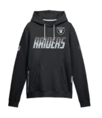 2026 Las Vegas Raiders Preseason Sideline Black Hoodie 1