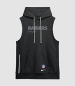2026 Las Vegas Raiders Sideline Sleeveless Hoodie 4