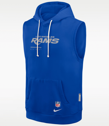 2026 Los Angeles Rams Sideline Sleeveless Hoodie 2