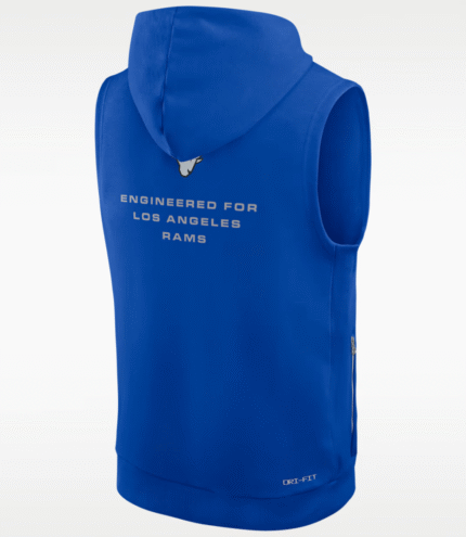 2026 Los Angeles Rams Sideline Sleeveless Hoodie 3