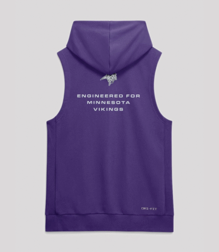 2026 Minnesota Vikings Sideline Sleeveless Hoodie 2