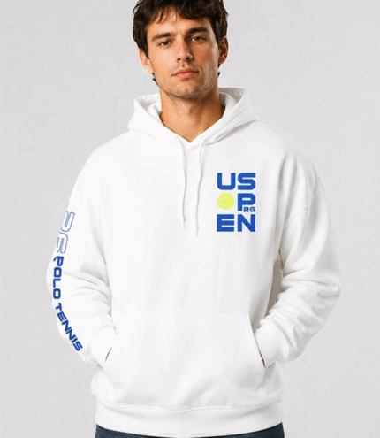2026 Polo Ralph Lauren Big Fit US Open Graphic Hoodie 6