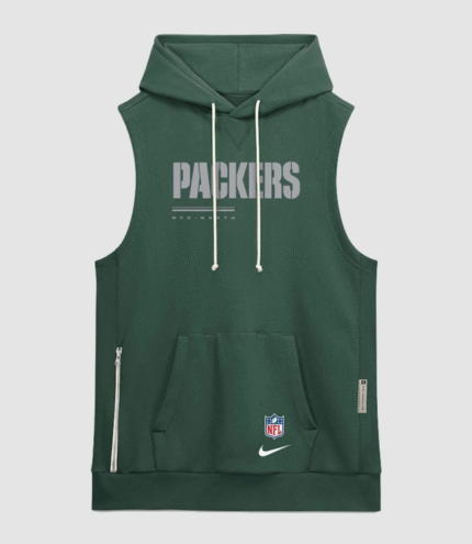 2026 Preseason Matt LaFleur Packers Sleeveless Hoodie 1