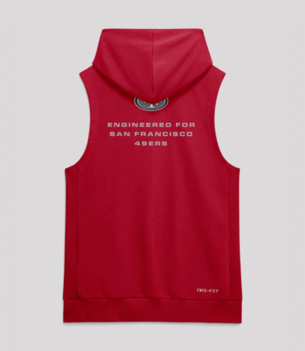 2026 San Francisco 49ers Sideline Sleeveless Hoodie 2
