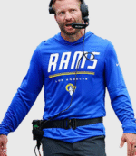 2026 Sean McVay Preseason Rams Long Sleeve Hooded T-Shirt 6