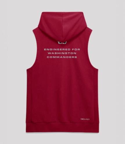 2026 Washington Commanders Sideline Sleeveless Hoodie 2