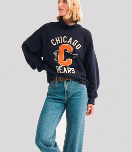 Abercrombie Bears Mock Neck Sweatshirt 5