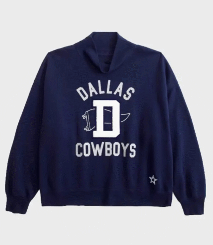 Abercrombie Cowboys Mock Neck Sweatshirt 2