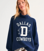 Abercrombie Cowboys Mock Neck Sweatshirt 3