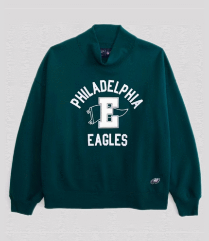 Abercrombie Eagles Mock Neck Sweatshirt 1