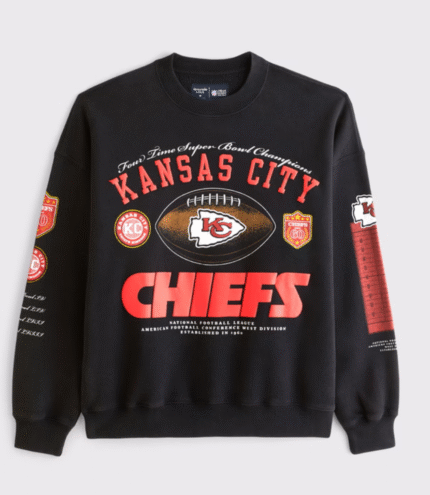 Abercrombie Kansas City Chiefs Fleece Sweatshirt 1