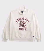 Abercrombie Kansas City Chiefs Funnel Neck Sweatshirt 1