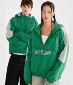 Aeropostale Philadelphia Eagles Hooded Sideline Jacket 1