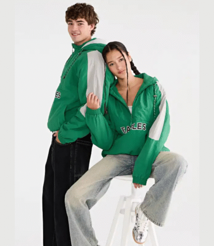 Aeropostale Philadelphia Eagles Hooded Sideline Jacket 2