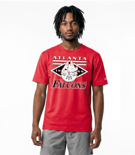 Atlanta Falcons Disney x Champion Millennium Falcon All-Star T-Shirt 1