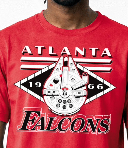 Atlanta Falcons Disney x Champion Millennium Falcon All-Star T-Shirt 3