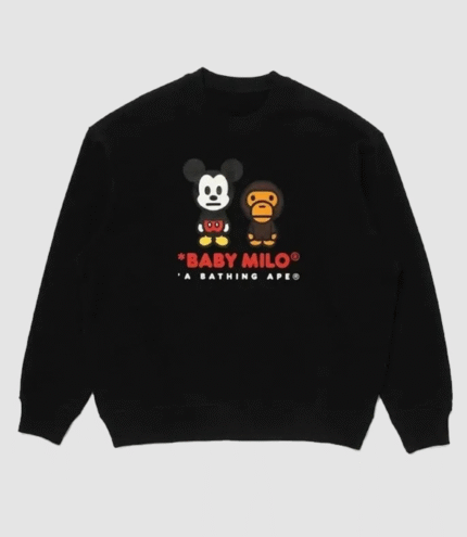Bape x Disney Mickey Mouse Baby Milo Crewneck 3