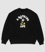 Bape x Disney Mickey Mouse College Crewneck 3