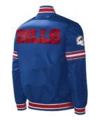 Buffalo Bills Starter Satin Full-Snap Varsity Jacket 1