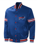Buffalo Bills Starter Satin Full-Snap Varsity Jacket 2