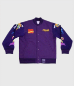 Cakeworthy Spider Man 90’s Varsity Jacket 5