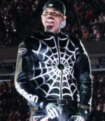 Chris Brown Spider-Web Black Jacket 3
