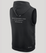 Cincinnati Bengals Preseason 2026 Zac Taylor Sleeveless Black Hoodie 2