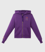 D23 Beauty And The Beast Purple Zip Hoodie 1