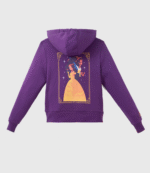 D23 Beauty And The Beast Purple Zip Hoodie 2