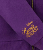 D23 Beauty And The Beast Purple Zip Hoodie 3