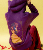 D23 Beauty And The Beast Purple Zip Hoodie 5