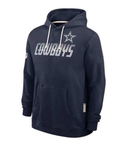 Dallas Cowboys Preseason 2026 Sideline Blue Hoodie 1