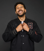 Disney Mickey Mouse Vampire Black Varsity Jacket 5