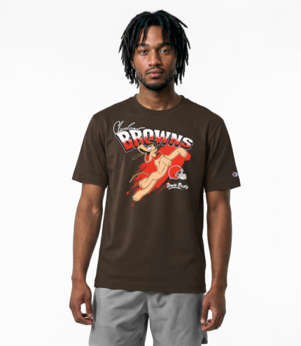 Disney x Champion Cleveland Browns Pluto All-Star T-Shirt 1