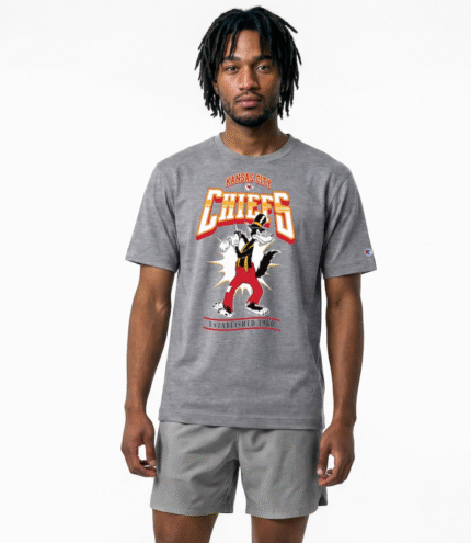 _Disney x Champion Kansas City Chiefs Big Bad Wolf All-Star T-Shirt 1