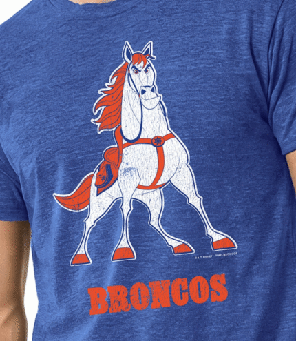 Disney x Champion Royal Denver Broncos T-Shirt 3