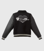 Disney x Formula 1 Minnie Mouse Black Varsity Jacket 2