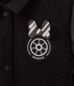 Disney x Formula 1 Minnie Mouse Black Varsity Jacket 3