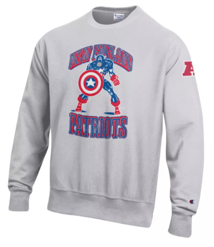 Disney x New England Patriots Pullover Sweatshirt 1