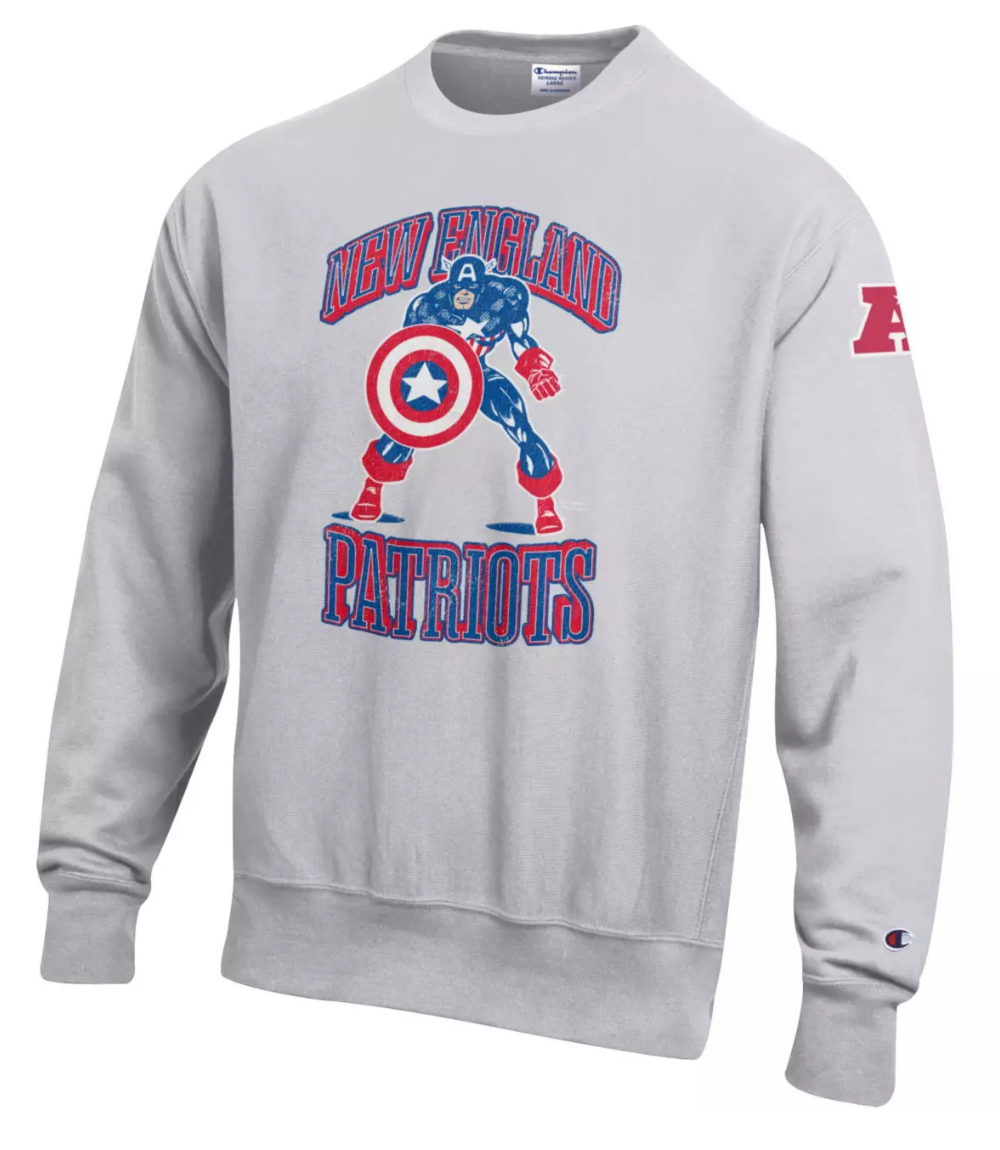 Disney x New England Patriots Pullover Sweatshirt 1 Disney x New England Patriots Pullover Sweatshirt 1