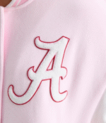 Fanatics x LoveShackFancy Collegiate Pink Varsity Jacket 2