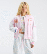 Fanatics x LoveShackFancy Florida Collegiate Varsity Jacket 2